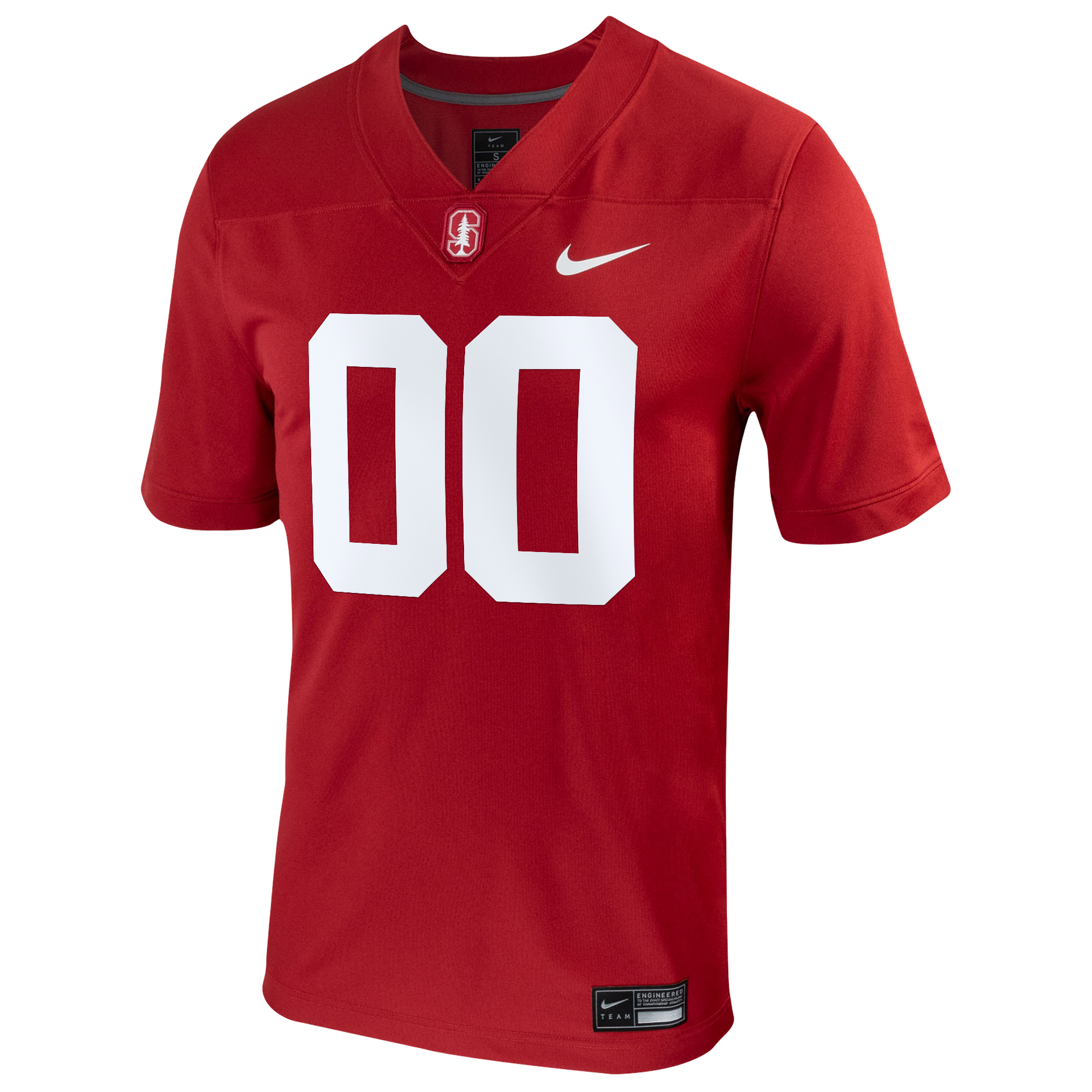 Men's Cardinal Stanford Cardinal Football Custom Game Jersey