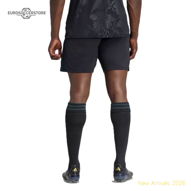 2025-2026 Old Lady Third Football Shorts (black) - Supporter Edition