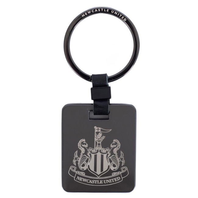 Newcastle United FC Galvanised Keyring - authentic style
