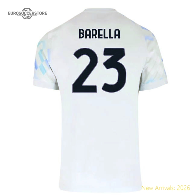 Performance 2025-2026 Inter Milan Away Shirt (Barella 23)
