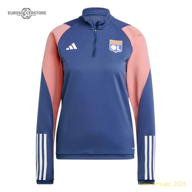 Professional-Grade 2023-2024 Olympique Lyon Training Top (Tech Indigo)