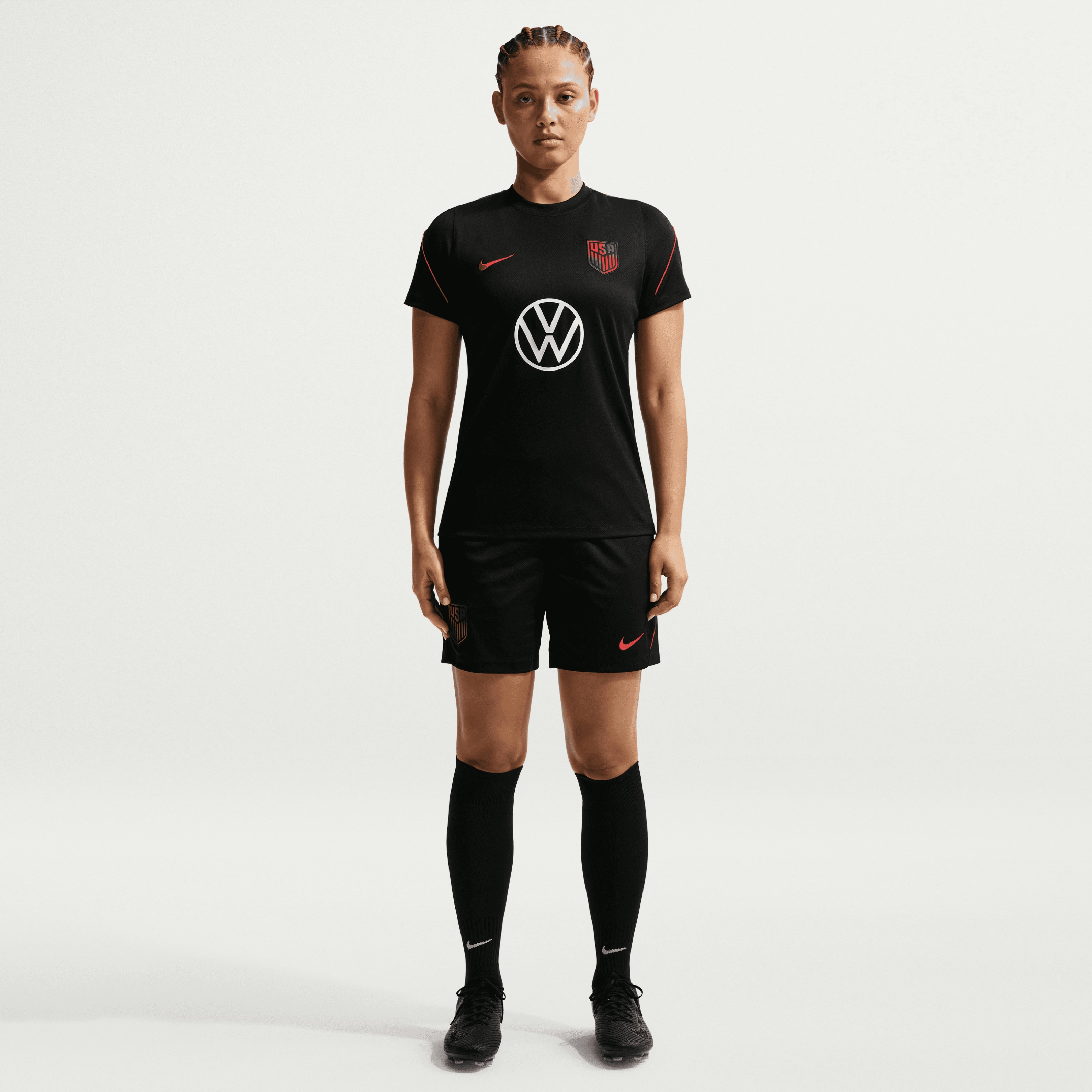 [JED] USMNT Women's 2026 Strike Dri-FIT Jersey Top - Black