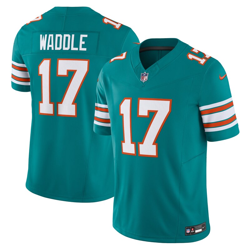 None Jaylen Waddle MIA Dolphins Iconic Premium-Quality Jersey