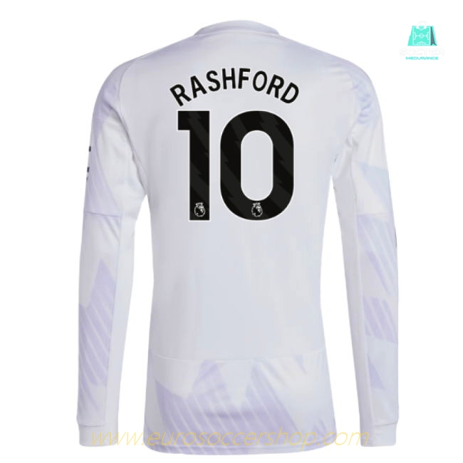 2025-2026 Man Utd Long Sleeve Away Shirt (Rashford 10)