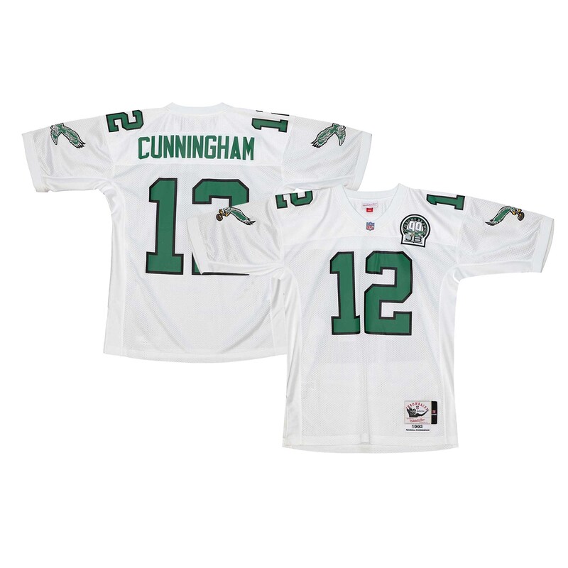 None Randall Cunningham PHI Eagles Iconic Durable Jersey Football Appa
