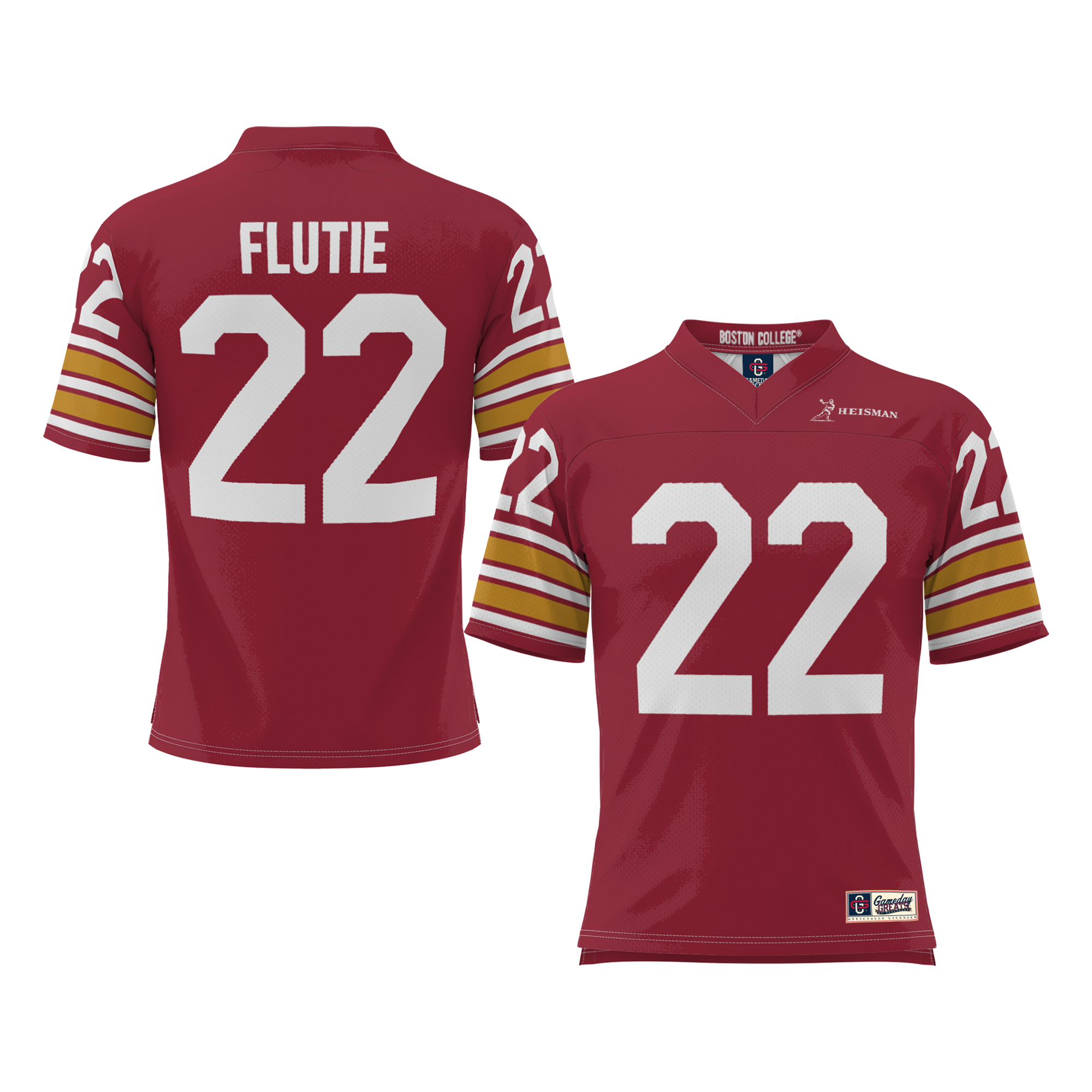 [NJP] Women's Doug Flutie Boston College Eagles GameDay Greats Heisman Football Jersey - Maroon