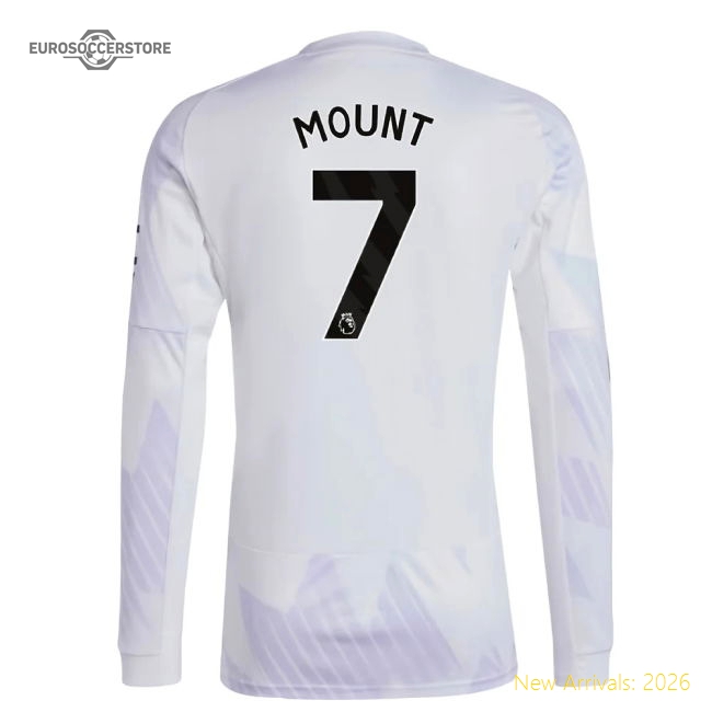 2025-2026 Man Utd Long Sleeve Away Shirt (mount 7) - Official Edition