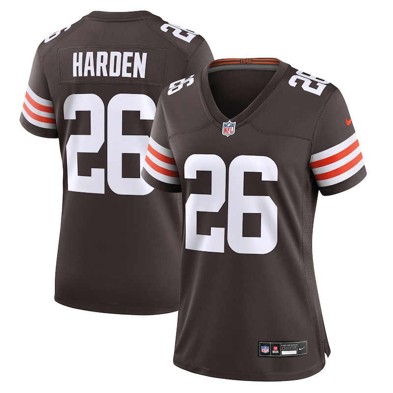 None Myles Harden CLE Browns Energetic Great Value Jersey Game Day Wea