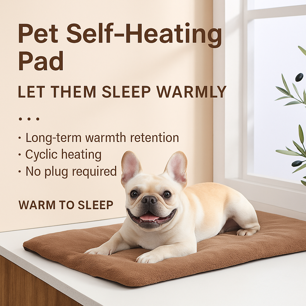Daily-Walk Heatlux French Bulldog Pad – Double-thick Plush Washable H...