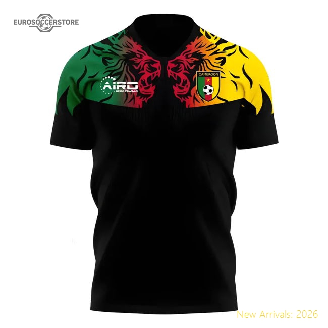 Premium Cameroon National Team 2025-2026 Third Concept Football Kit