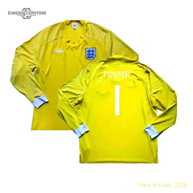 England 2010-11 Goalkeeper Away Shirt ((Good) XXL) (Foster 1)