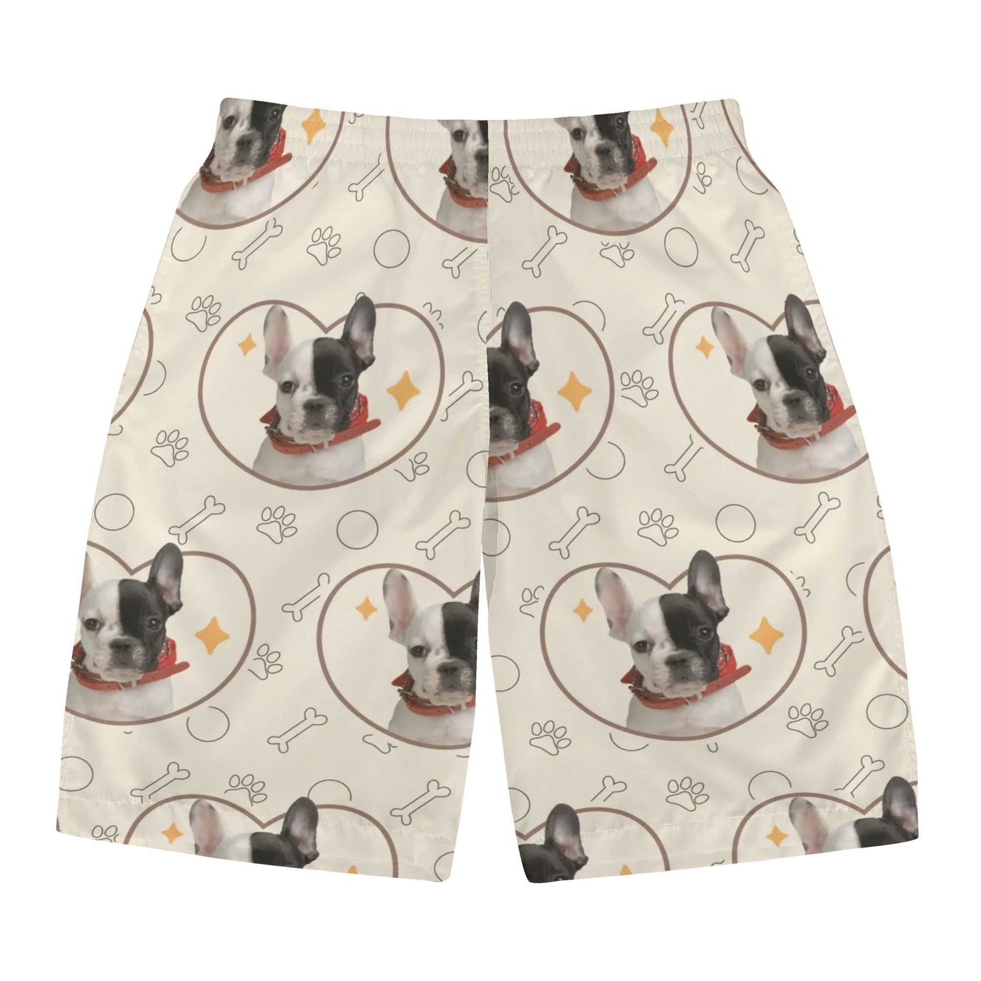 French Bulldog Lover Custom Mens All Over Print Shorts With French