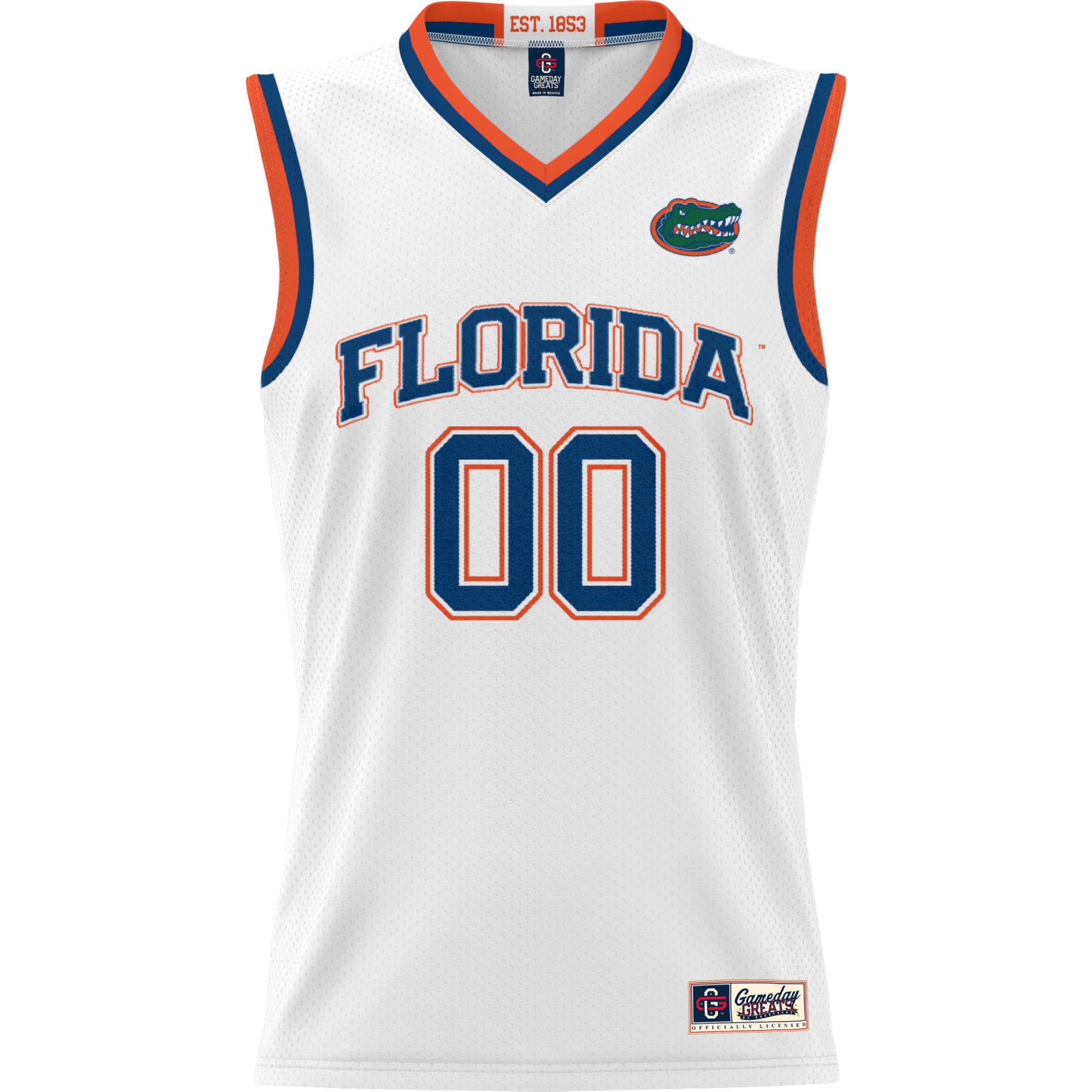 [DDG] Florida Gators GameDay Greats Youth NIL Pick-A-Player Lightweight Women's Basketball Jersey - White