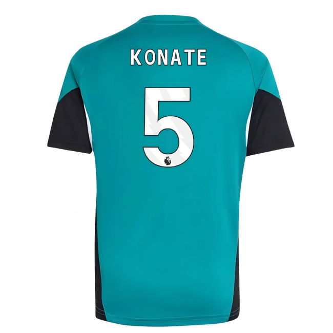 Liverpool 2025-2026 Jersey (Green) - Kids (Konate 5) (Green)