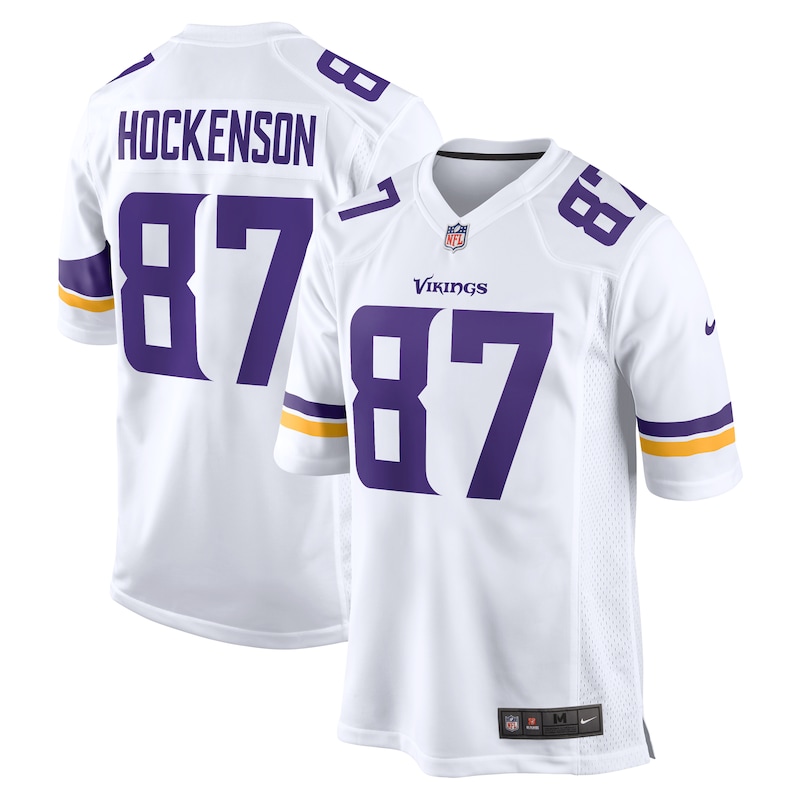 None T.J. Hockenson MIN Vikings Timeless Premium Jersey for NFL Fans