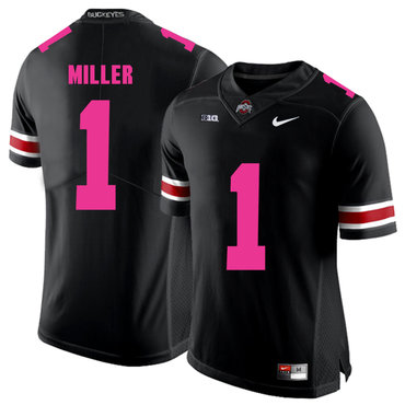 Men's Ohio St Buckeyes Braxton Miller #1 college football Black 2018