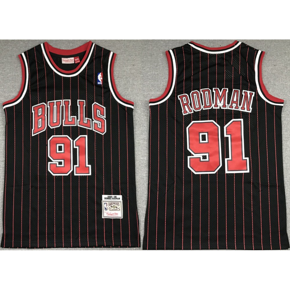 Jersey Chicago Bulls 91 Black - - Must-Have Jersey