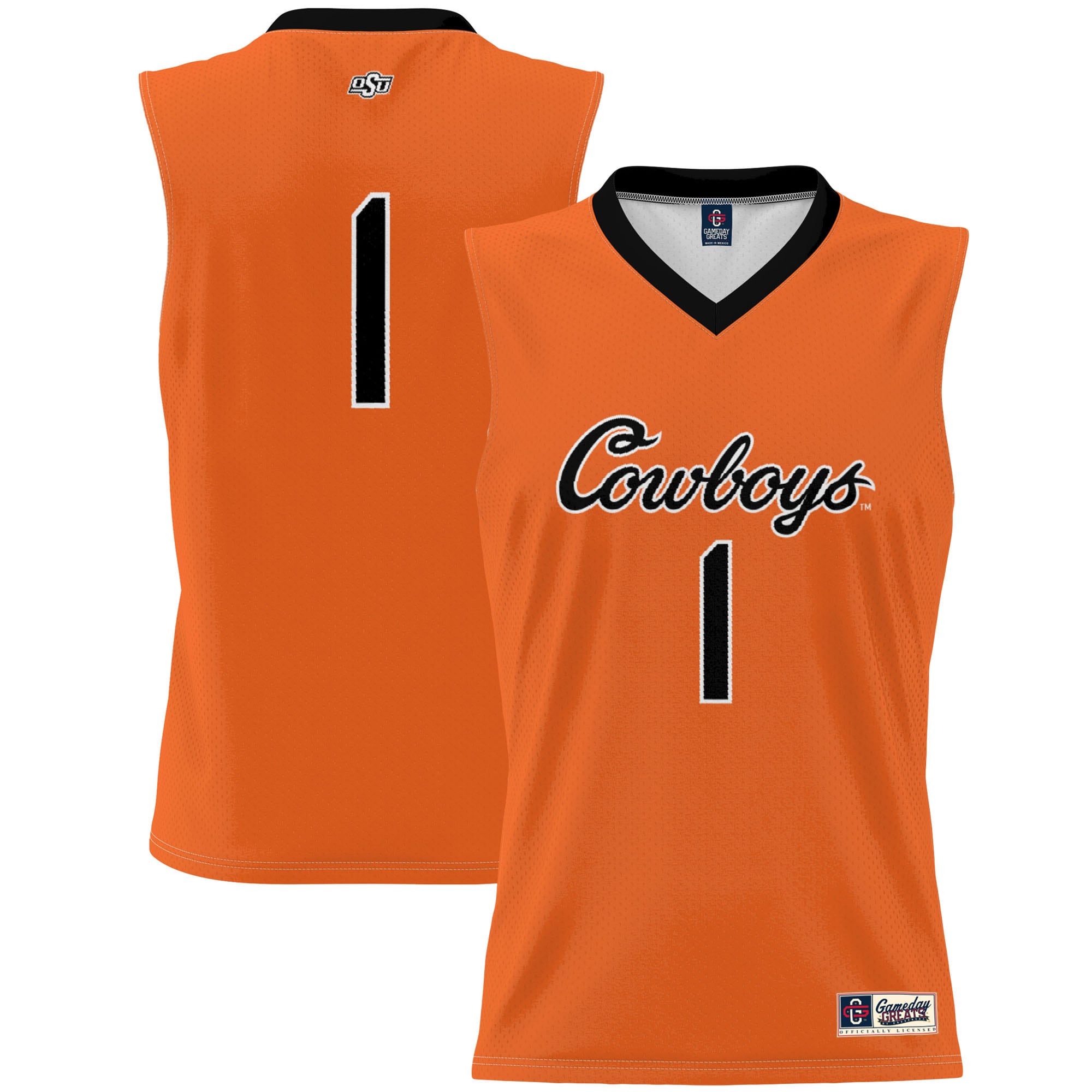 [NJP] Oklahoma State Cowboys GameDay Greats Youth Lightweight Basketball Jersey - Orange