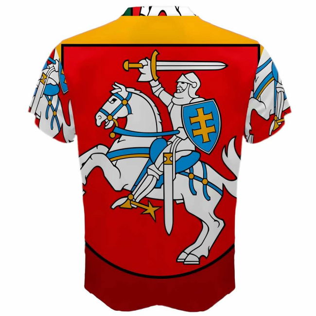 Lithuania Coat Of Arms Sublimated Sports Jersey Netherlands