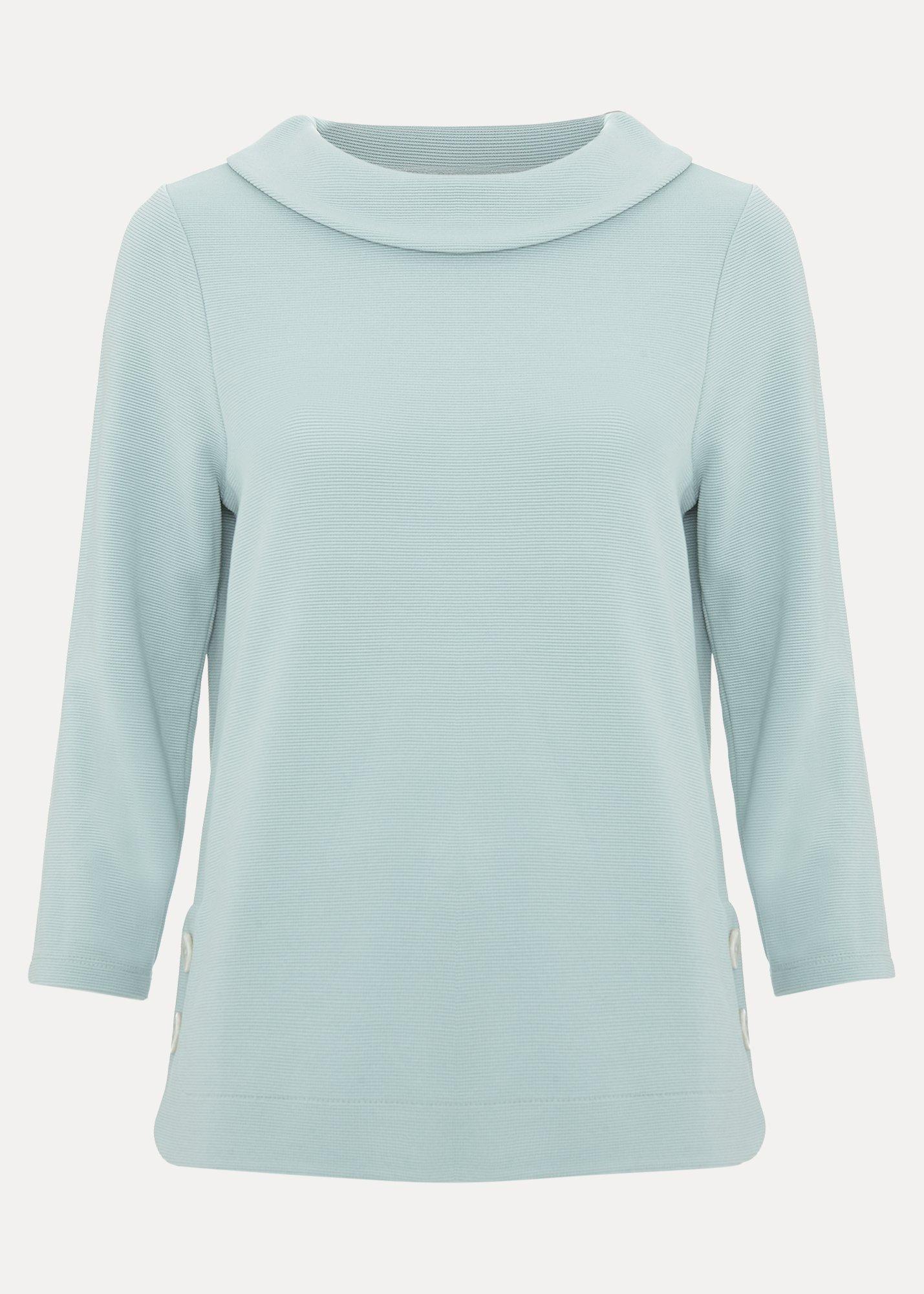 Remy Textured Cowl Neck Top