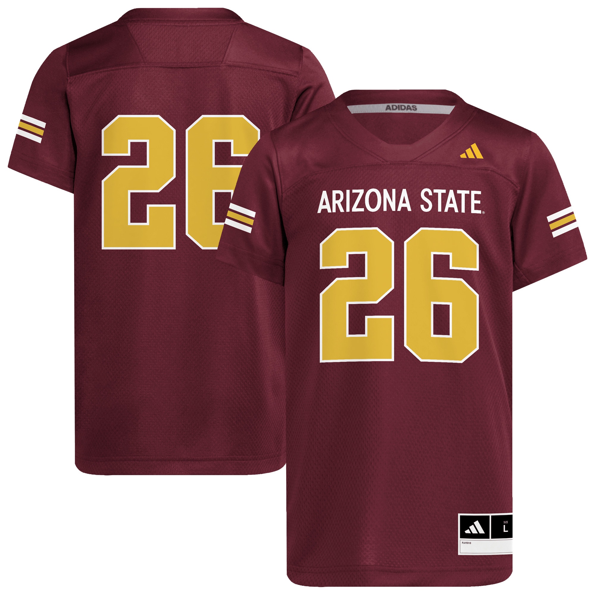 [Youth] Arizona State #26 Football Jersey - Maroon | Stadium Series 26/27 Season