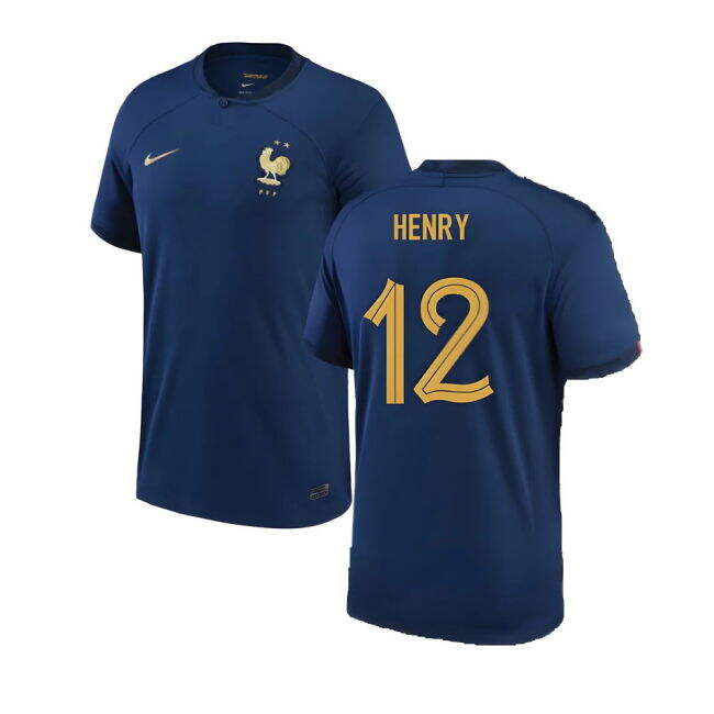 Advantages 2022-2023 France Home Shirt (HENRY 12) As A Gift