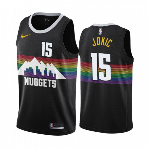 Professional Grade Denver Nuggets Nikola #15 NBA Authentic Jersey