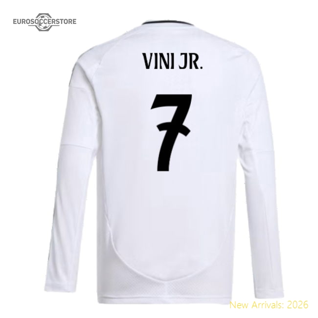 Durable Kids Football Team Vini Jr. Jersey 2024-2025 Soft-touch