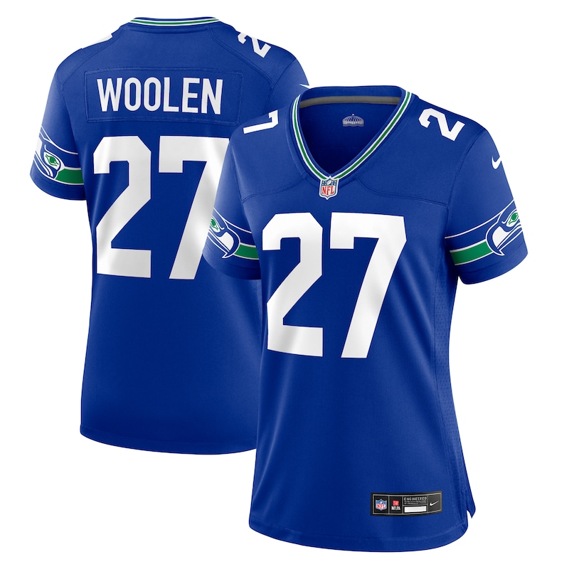 None Tariq Woolen Seattle Seahawks Victory Authentic Jersey Game Day W