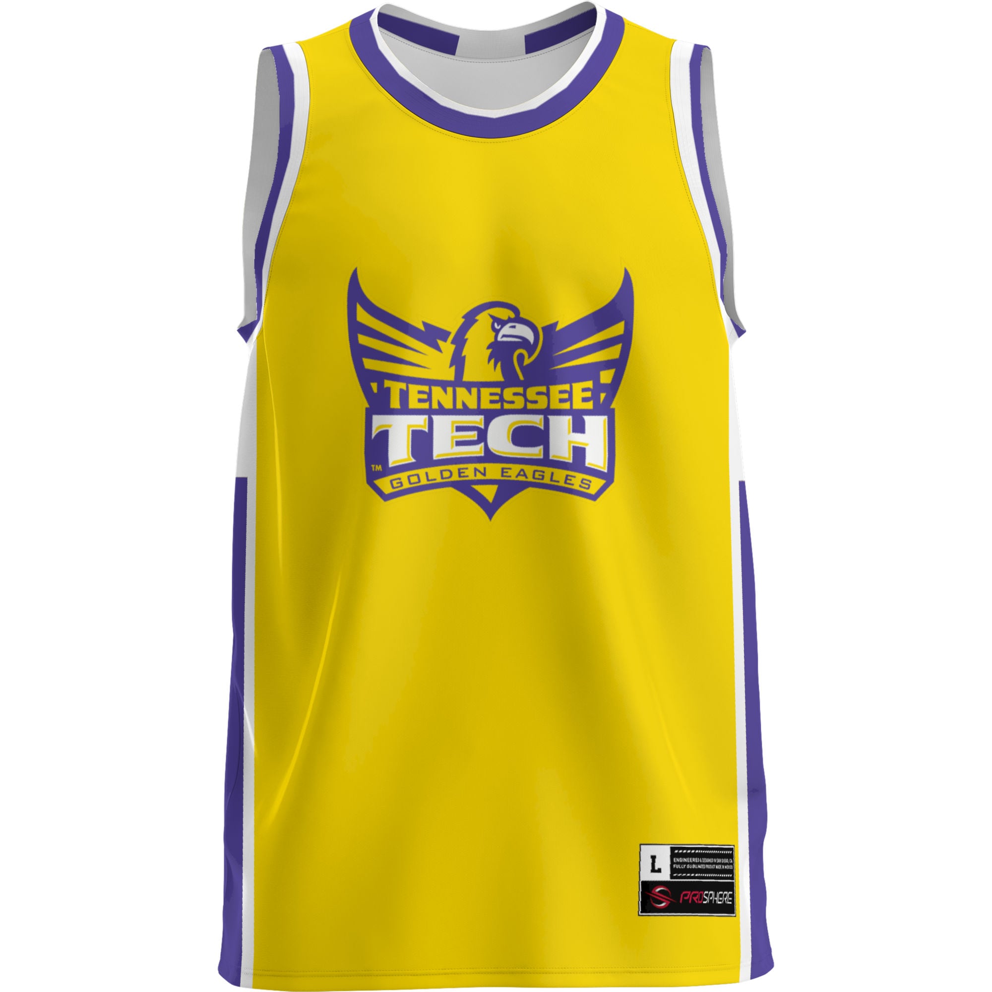 [DDG] Tennessee Tech Golden Eagles GameDay Greats Lightweight Basketball Jersey - Gold