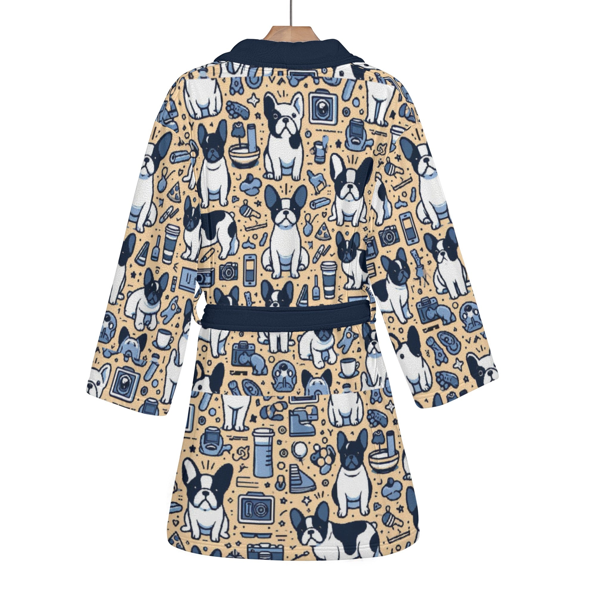 French Bulldog Lover Roxy Women Bathrobe Frenchie Fan Item