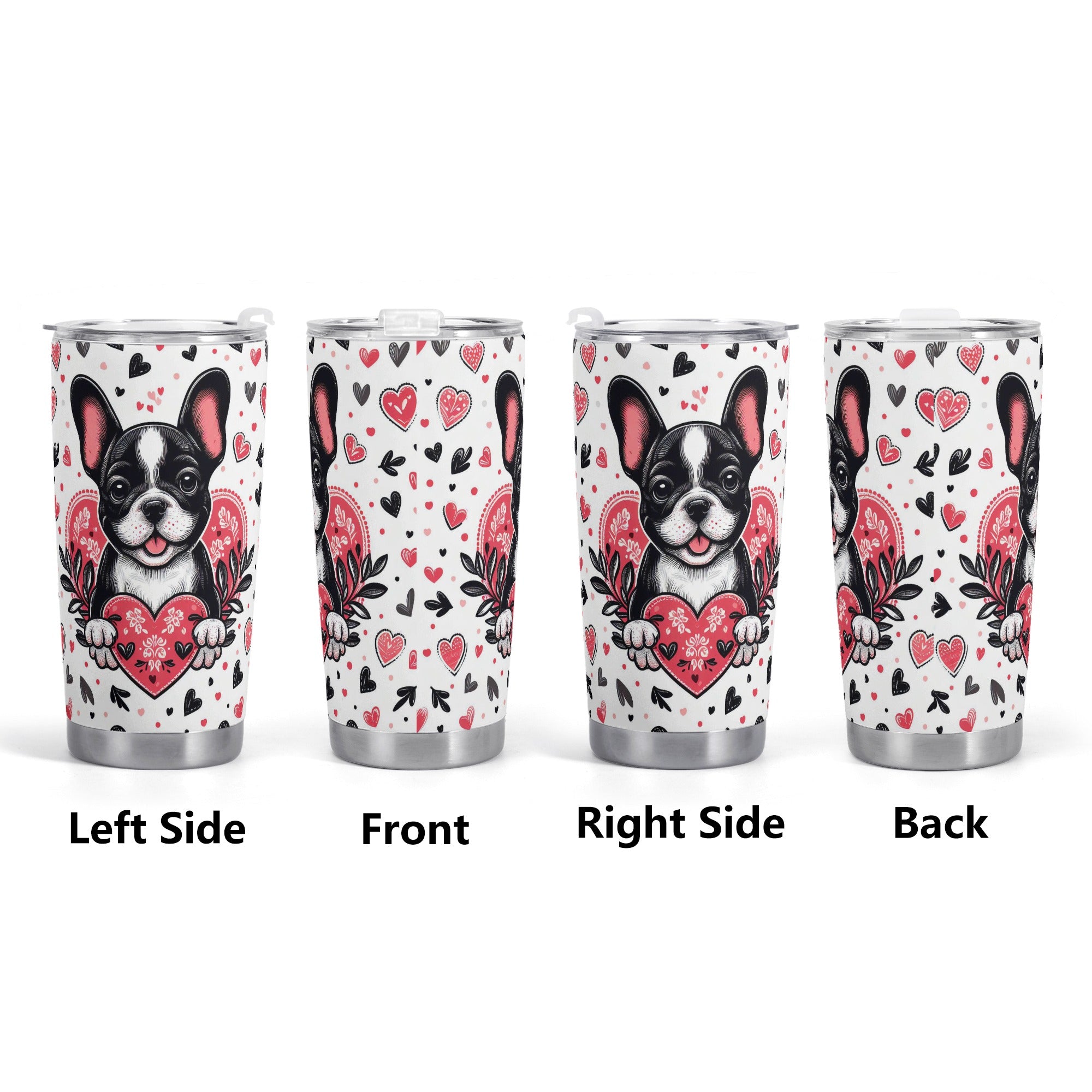 Frenchie-Fan Everyday Trendy Jack - Tumbler for Pet Enthusiasts