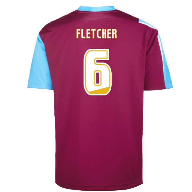 Top-grade 2005 West Ham Home Play Off Final Shirt (fletcher 6)