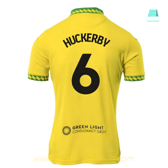 2025-2026 Norwich City Home Shirt (Huckerby 6)