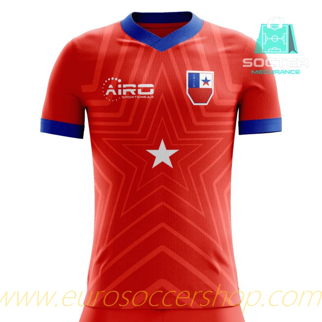 2025-26 Edition Chile Home Jersey Design Concept (VIDAL 8)
