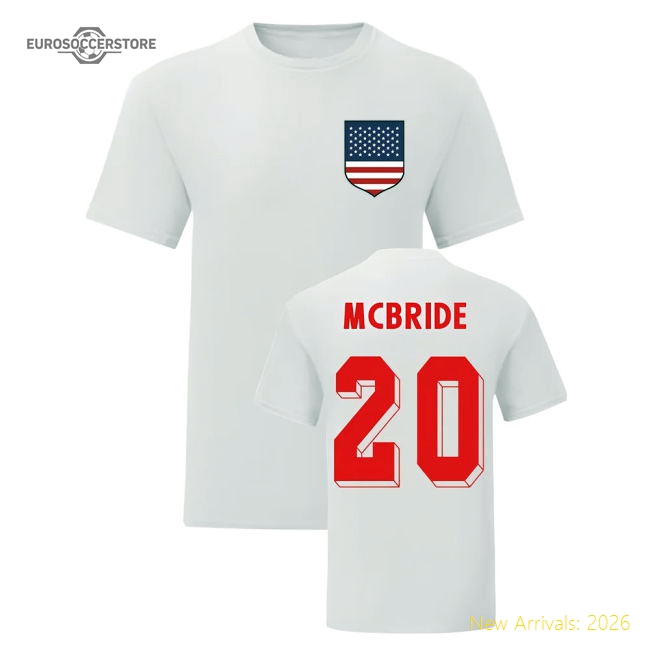 Premium Brian Mcbride United States National Hero Tee (white)