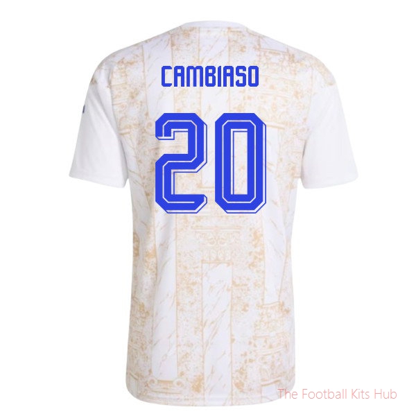 Team Italy 2026-2027 Home Pre-Match Shirt (Cambiaso 20)