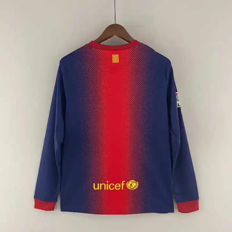 Cheap 2012-2013 Long Sleeve Barcelona Jersey retro kit