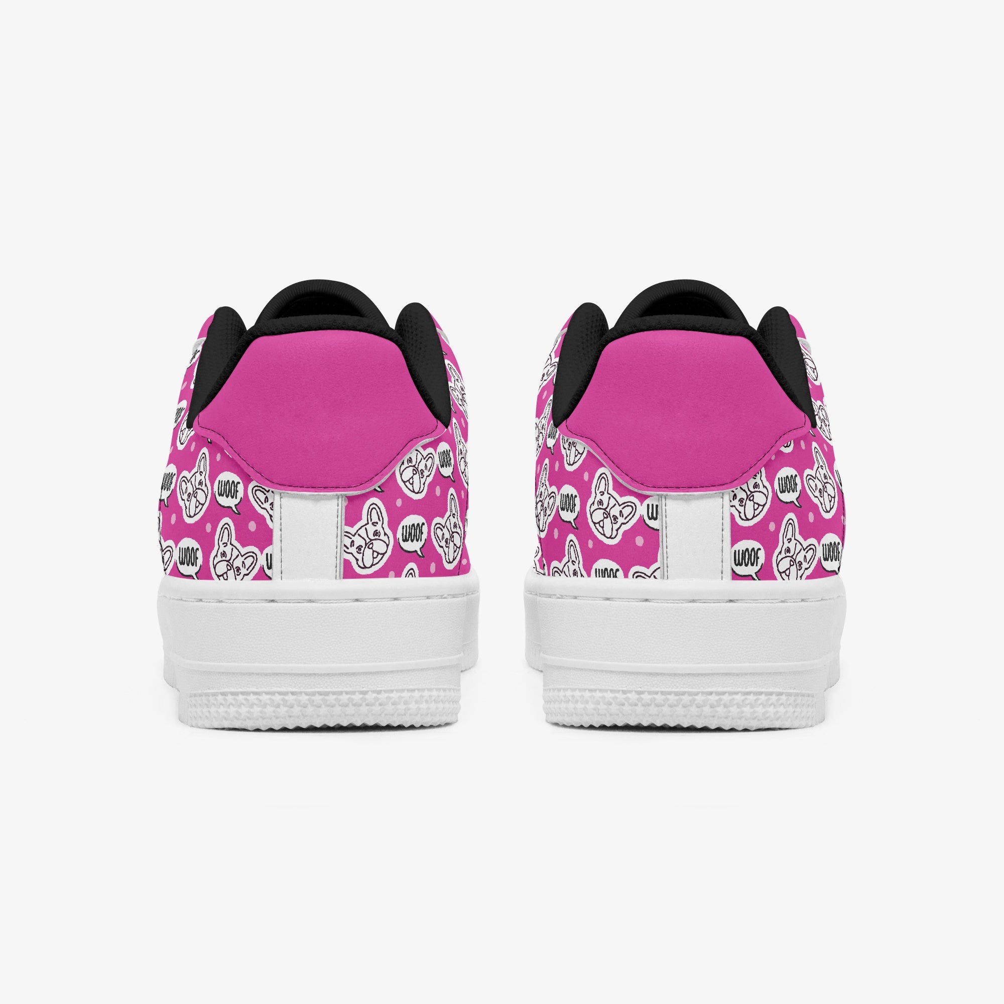 Bulldog Inspired Low-top Leather Sneakers For Dog Lovers | Stylish Look