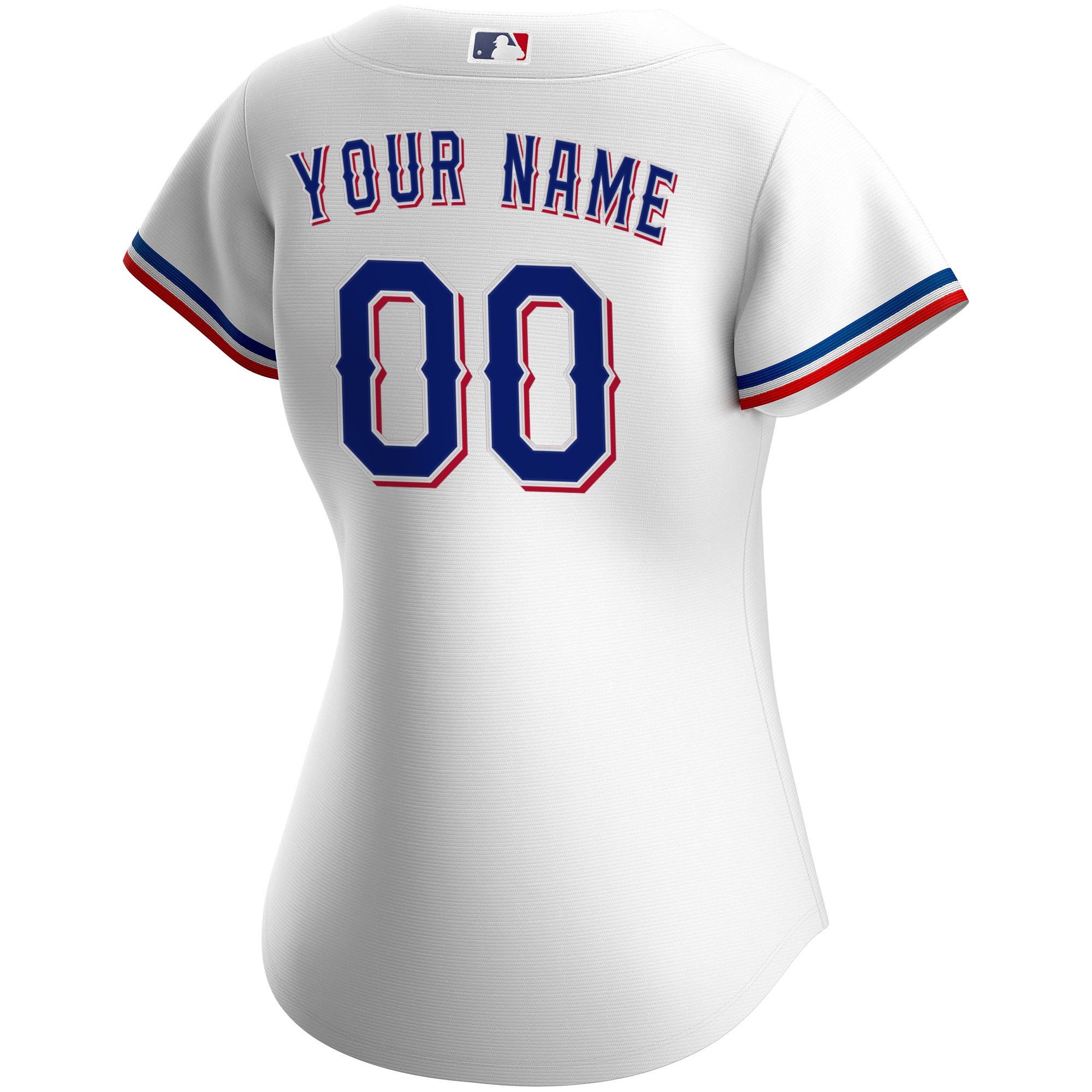 [LK] Texas Rangers Women's Home Replica Custom Jersey - White