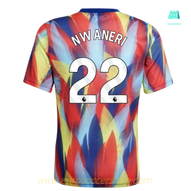 2025-2026 Arsenal Pre-Match Shirt (Victory Blue) - Kids (Nwaneri 22)