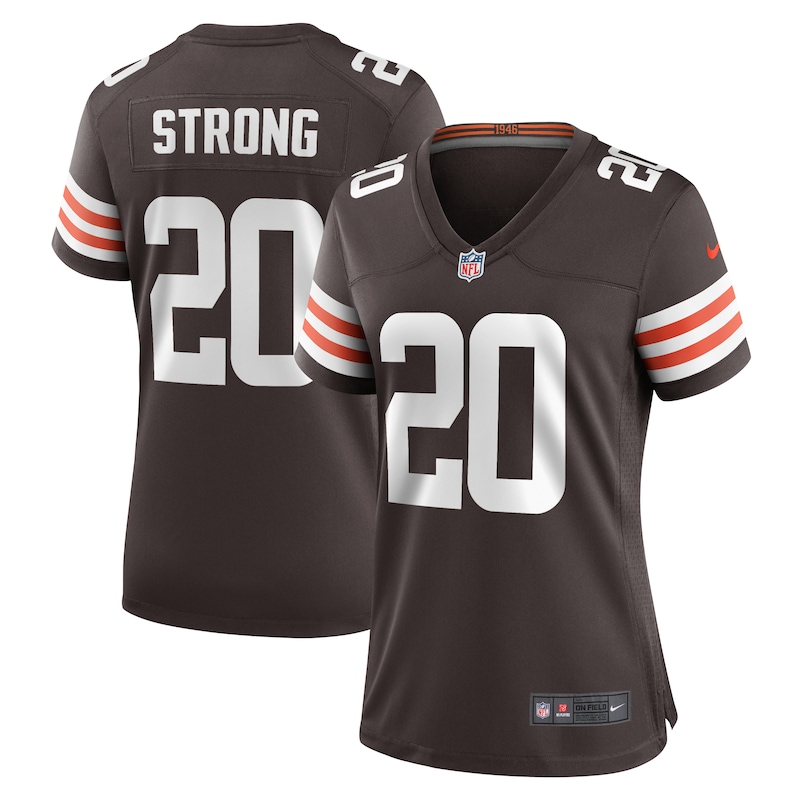 None Pierre Strong Jr. Cleveland Browns Vintage Replica Jersey