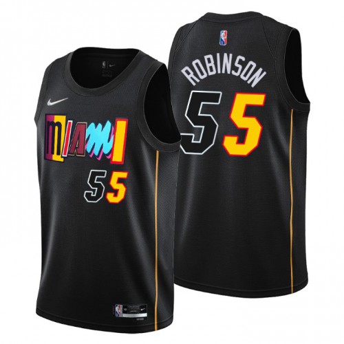 Heat Black Miami Heat #55 Nike Jersey - On Sale NBA Fan Apparel