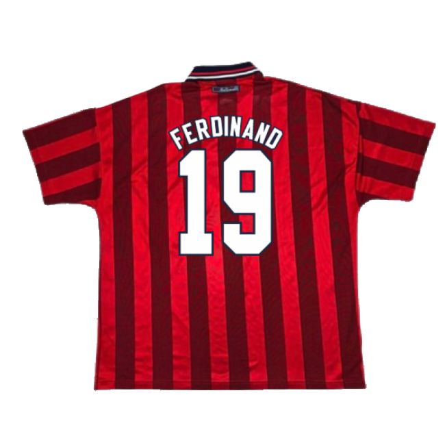 England 1997-99 Away Shirt (Good) (FERDINAND 19)