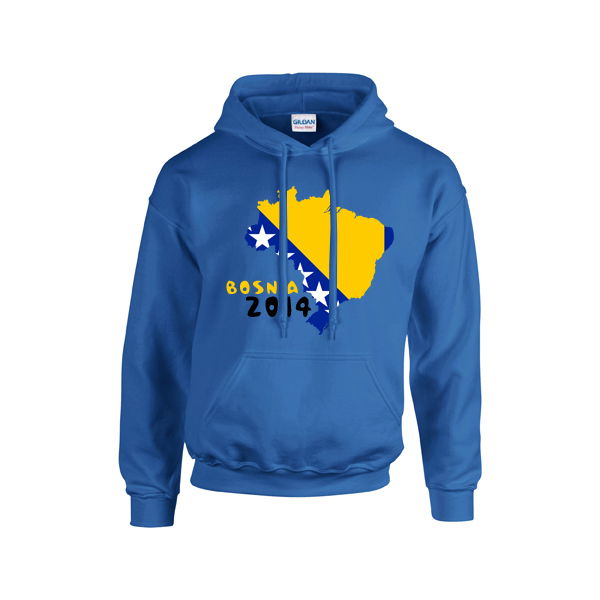 Official Bosnia 2014 Country Authentic Player High Breathable Euro