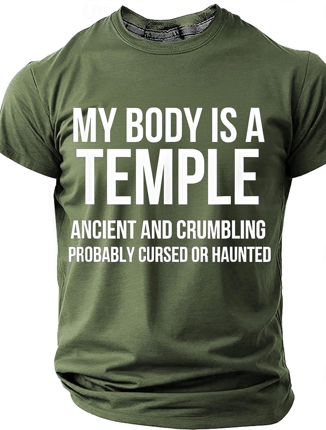 Men's T-Shirt Funny Graphic Short Sleeve UNDIAGNOSED BUT SOMETHING AIN'T RIGHT Lifestyle Humor Tee