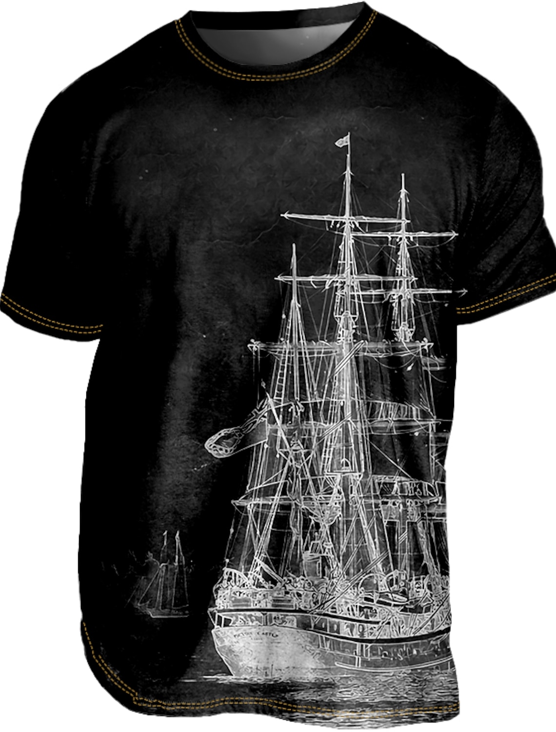 Men's Plus Size T shirt Tee Big and Tall Graphic Crew Neck Print Short