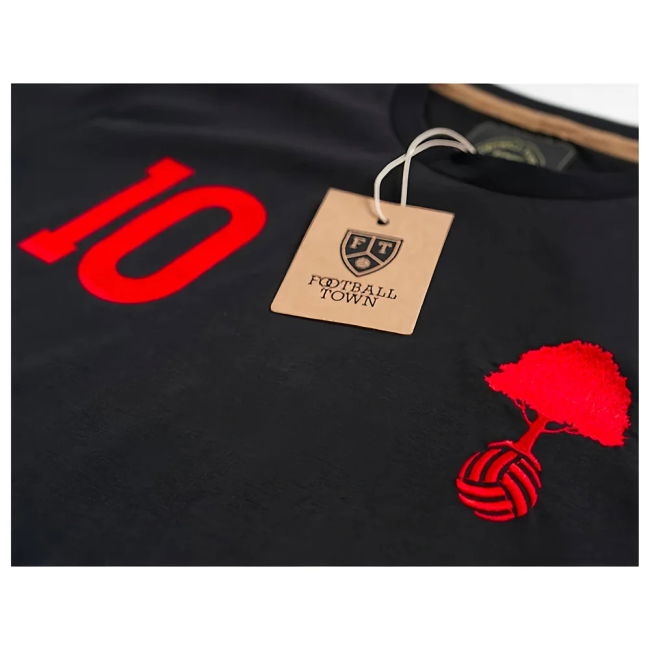 Nottingham The Tree 10 Retro Football T-Top (Black)