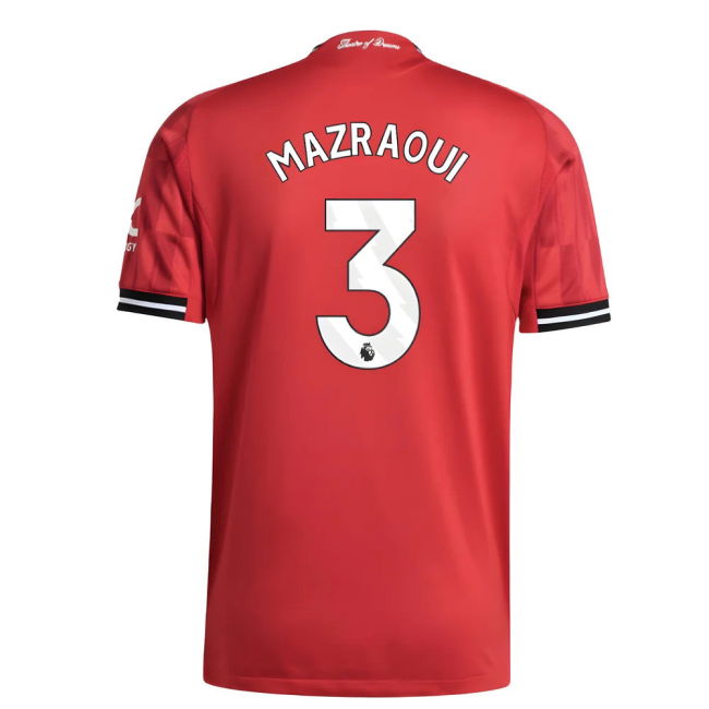 2025-2026 Man Utd Authentic Home Top (Mazraoui 3)