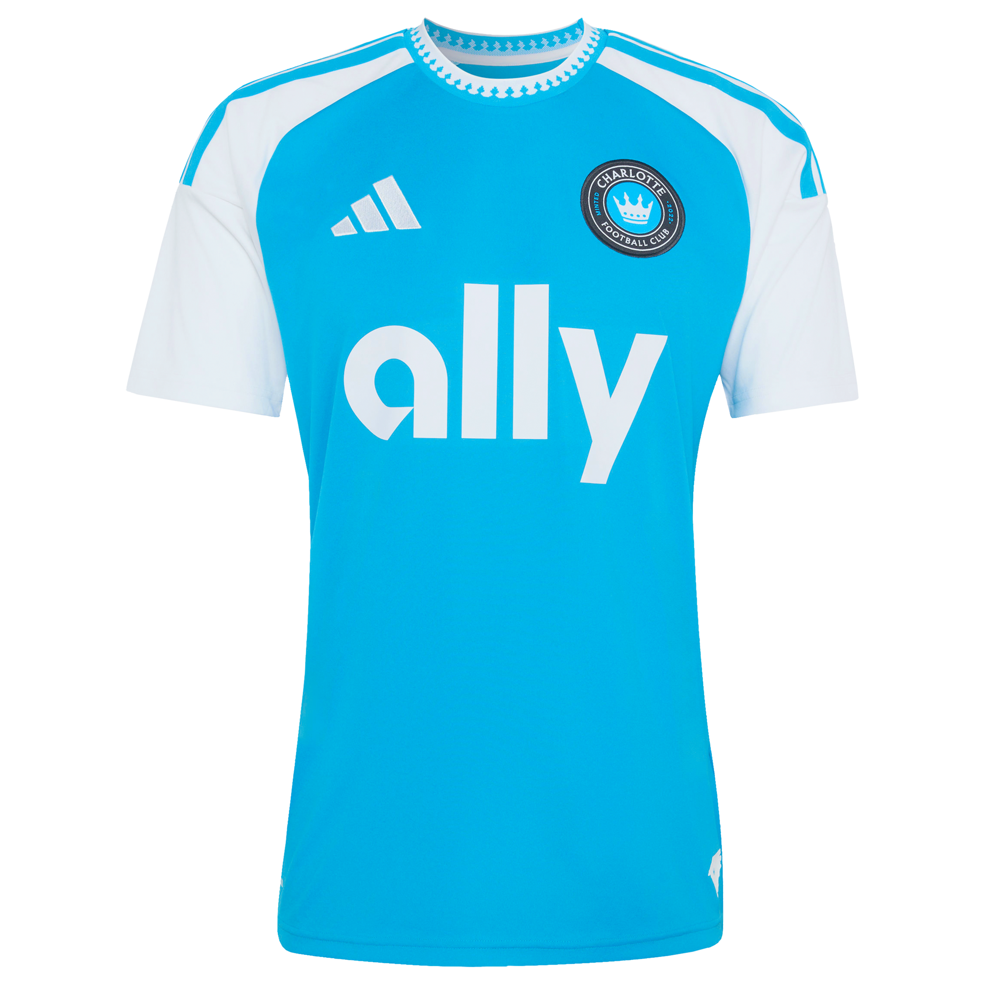 [LK] Wilfried Zaha Charlotte FC 2026 Carolina Kit: Crowns Up Replica Jersey - Blue